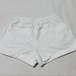 White Denim Shorts